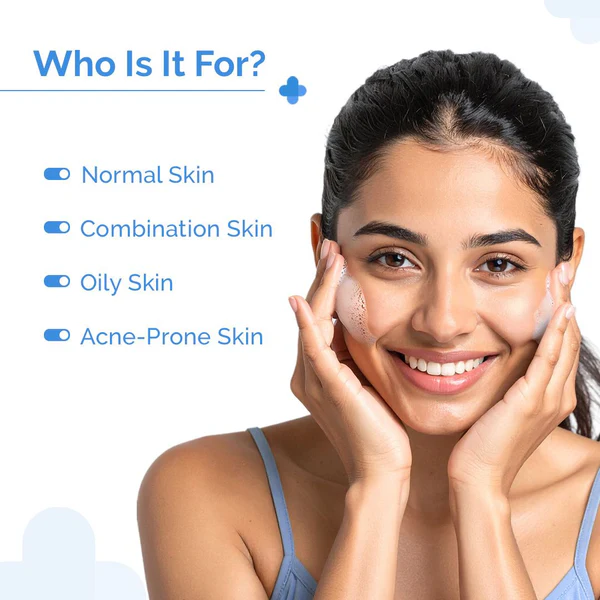 2% Sali-Cinamide Anti-Acne Face Wash with 2% Salicylic Acid & 2% Niacinamide - 80ml - Image 3