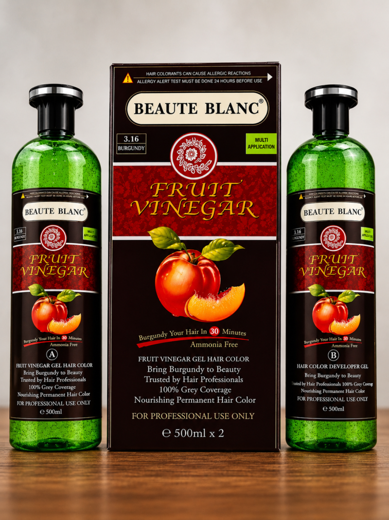 BEAUTE BLANC Fruit Vinegar Gel Hair Color Natural Black